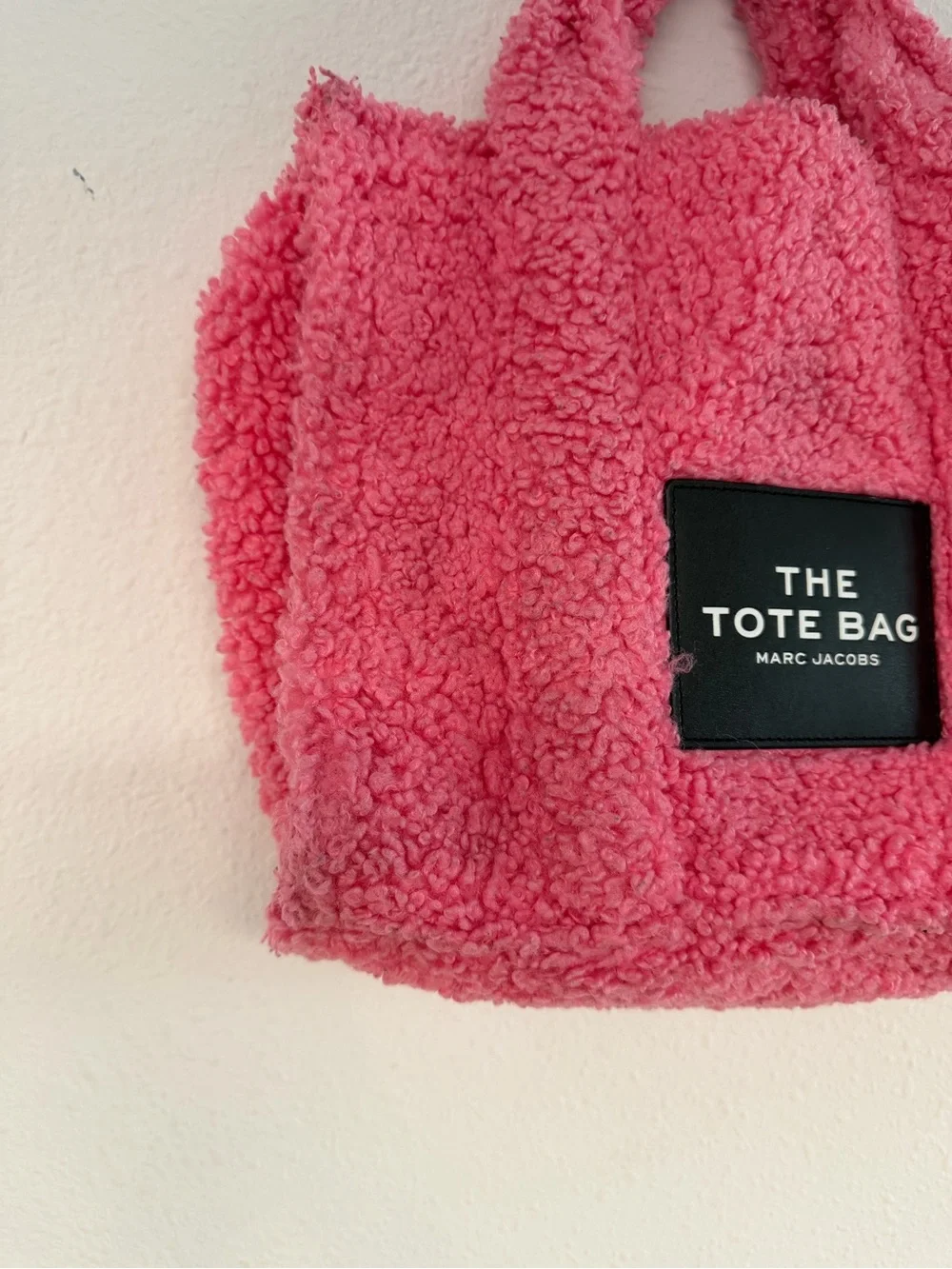 Marc Jacobs Pink Sherpa Mini Tote Bag - Picture 3 of 11